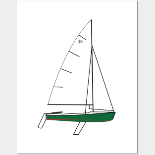 Flying Scot Sailboat Posters and Art